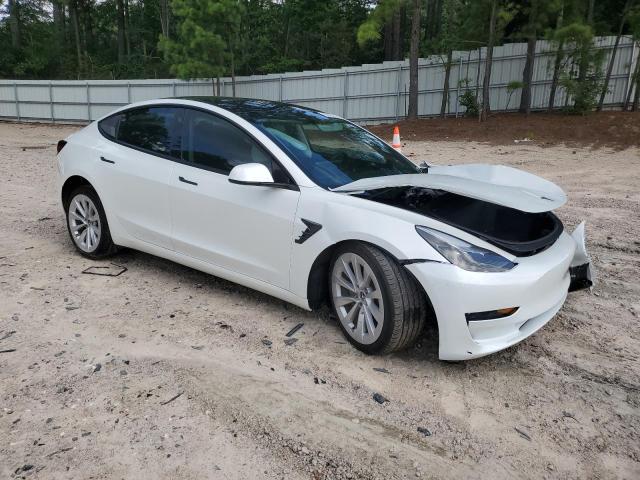 5YJ3E1EA7PF605411 - 2023 TESLA MODEL 3 WHITE photo 4