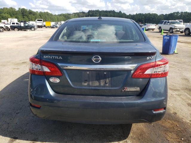 3N1AB7AP9FY227661 - 2015 NISSAN SENTRA S TEAL photo 6