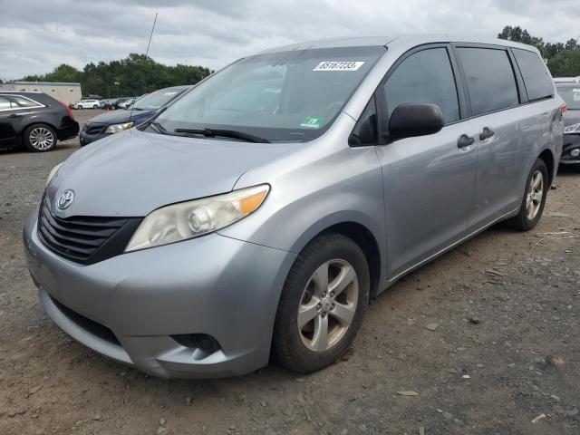 5TDKA3DC5BS001866 - 2011 TOYOTA SIENNA BASE SILVER photo 1