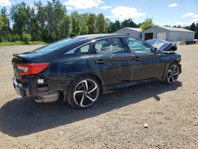 1HGCV1F34NA800079 - 2022 HONDA ACCORD SPORT 黑色 照片 3