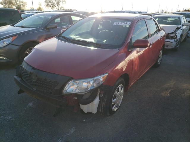 1NXBU40E19Z140169 - 2009 TOYOTA COROLLA BASE RED photo 2