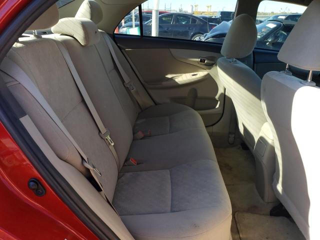 1NXBU40E19Z140169 - 2009 TOYOTA COROLLA BASE RED photo 6