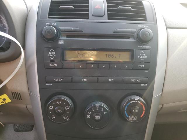 1NXBU40E19Z140169 - 2009 TOYOTA COROLLA BASE RED photo 9