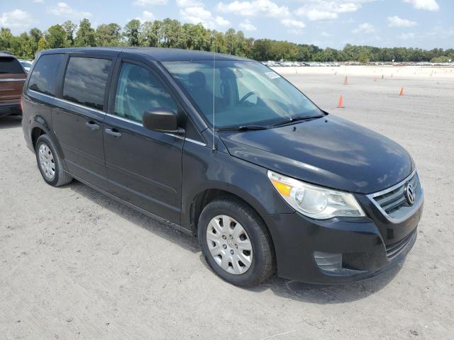 2C4RVAAG0CR120420 - 2012 VOLKSWAGEN ROUTAN S 黑色 照片 4