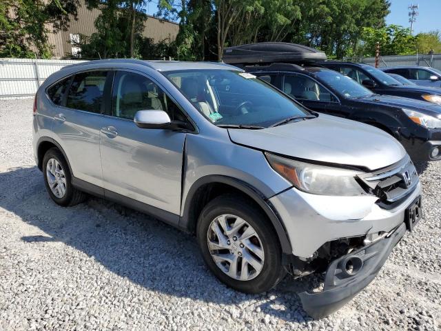 2HKRM4H71DH675918 - 2013 HONDA CR-V EXL SILVER photo 4