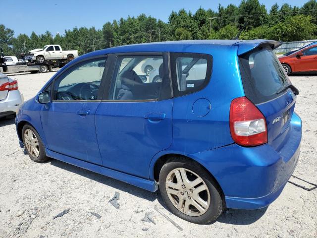JHMGD38657S058857 - 2007 HONDA FIT S ლურჯი ფოტო 2