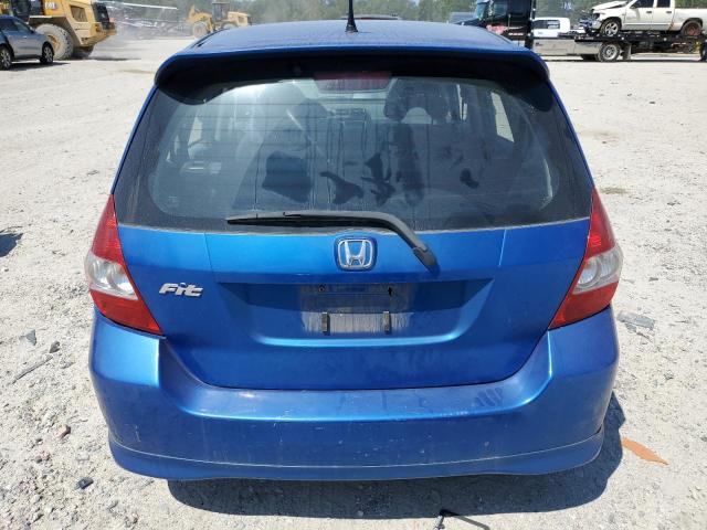 JHMGD38657S058857 - 2007 HONDA FIT S ლურჯი ფოტო 6
