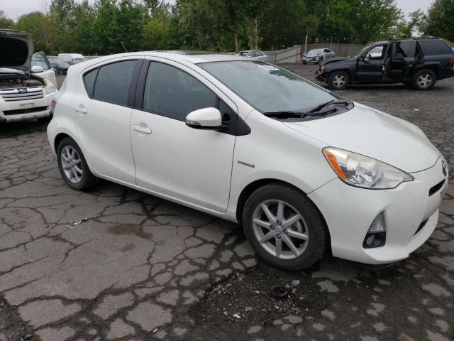 JTDKDTB3XC1007025 - 2012 TOYOTA PRIUS C WHITE photo 4