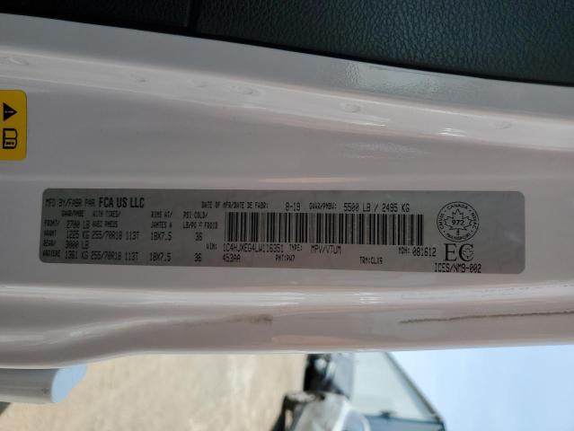 1C4HJXEG4LW116351 - 2020 JEEP WRANGLER U SAHARA 白色 照片 12