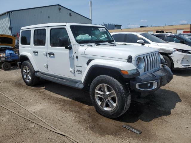1C4HJXEG4LW116351 - 2020 JEEP WRANGLER U SAHARA 白色 照片 4