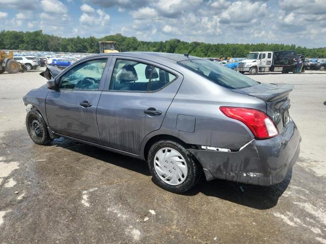 3N1CN7AP2KL800407 - 2019 NISSAN VERSA S GRAY photo 2