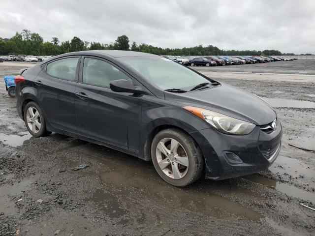 5NPDH4AEXDH245456 - 2013 HYUNDAI ELANTRA GLS BLACK photo 4