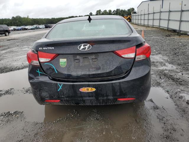 5NPDH4AEXDH245456 - 2013 HYUNDAI ELANTRA GLS BLACK photo 6