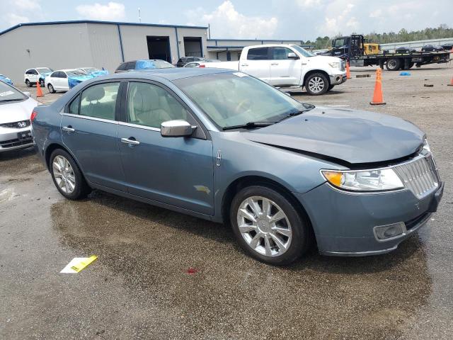 3LNHL2JCXCR807818 - 2012 LINCOLN MKZ TEAL photo 4