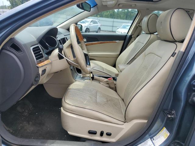 3LNHL2JCXCR807818 - 2012 LINCOLN MKZ TEAL photo 7