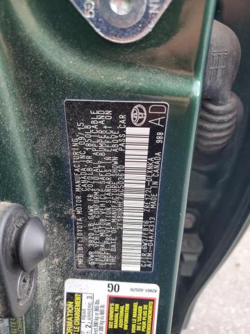 2T1BURHE7GC503610 - 2016 TOYOTA COROLLA L 绿色 照片 12