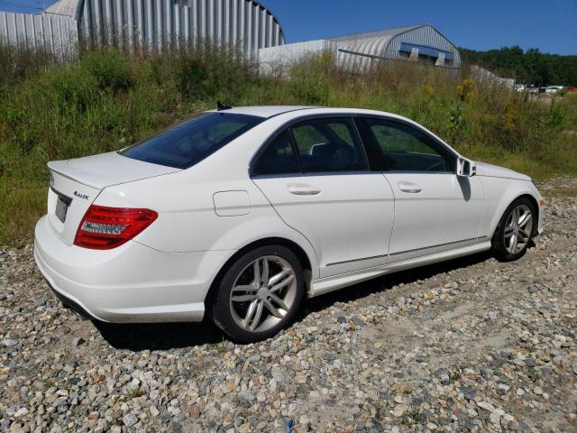 WDDGF8AB3DR285344 - 2013 MERCEDES-BENZ C 300 4MATIC WHITE photo 3