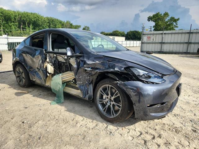 7SAYGDED8RF166348 - 2024 TESLA MODEL Y Сірий фото 4