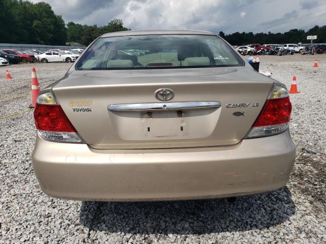 4T1BE32K75U578604 - 2005 TOYOTA CAMRY LE GOLD photo 6