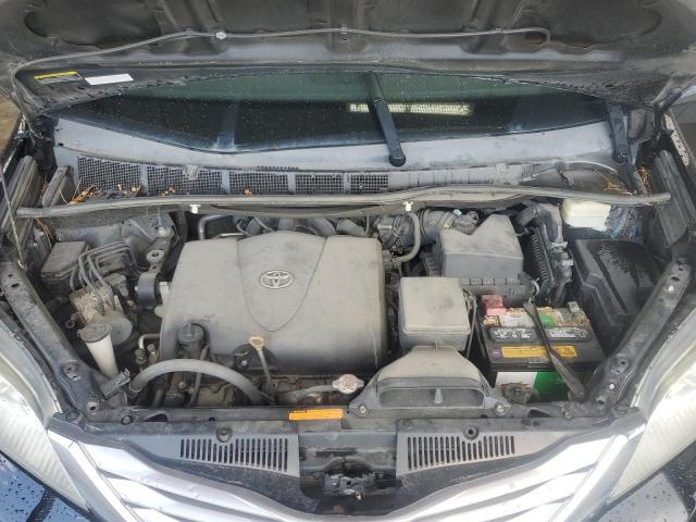 5TDDZ3DC6HS157375 - 2017 TOYOTA SIENNA XLE 黑色 照片 12