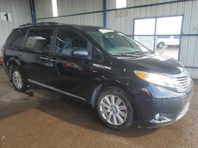 5TDDZ3DC6HS157375 - 2017 TOYOTA SIENNA XLE 黑色 照片 4