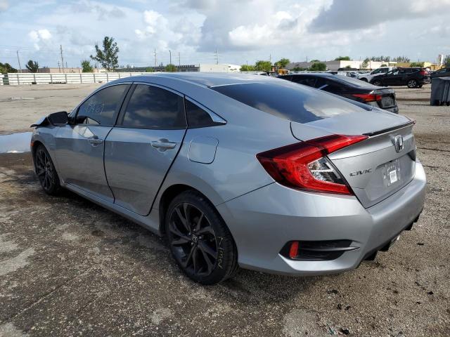 19XFC2F88KE006097 - 2019 HONDA CIVIC SPORT 银色 照片 2