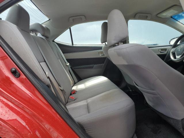 2T1BURHE5EC013289 - 2014 TOYOTA COROLLA L RED photo 10