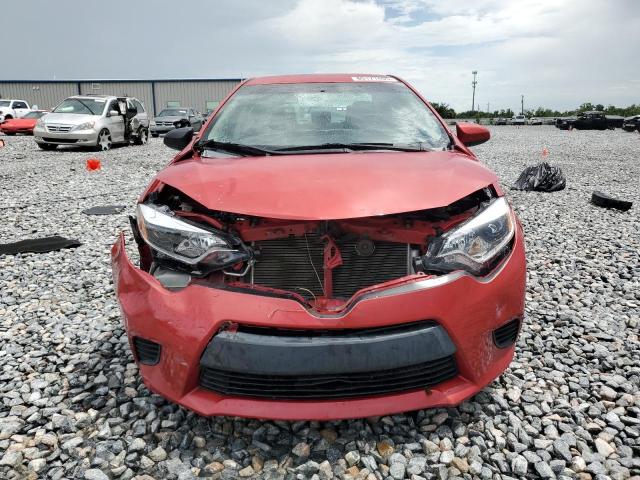 2T1BURHE5EC013289 - 2014 TOYOTA COROLLA L RED photo 5