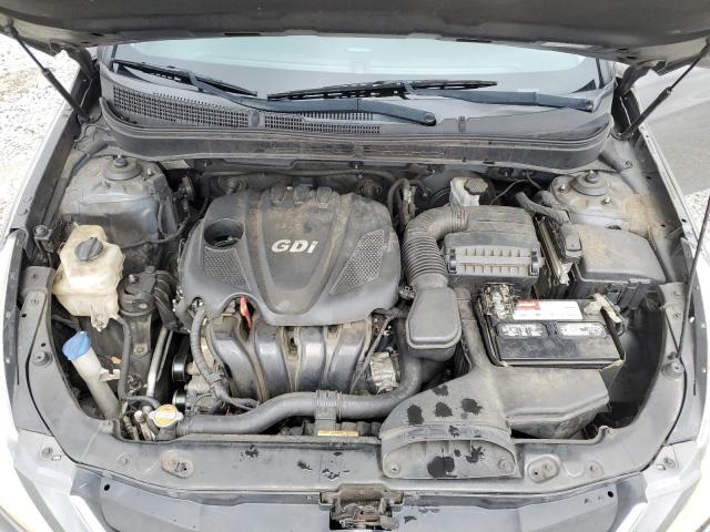 5NPEB4AC2DH708324 - 2013 HYUNDAI SONATA GLS GRAY photo 11