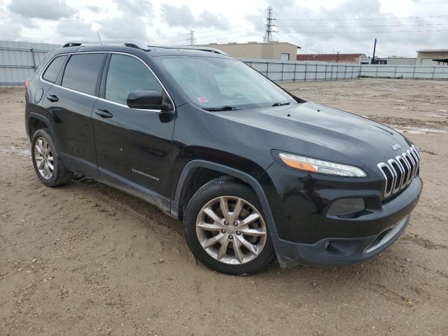 1C4PJLDS9EW314212 - 2014 JEEP CHEROKEE LIMITED BLACK photo 4