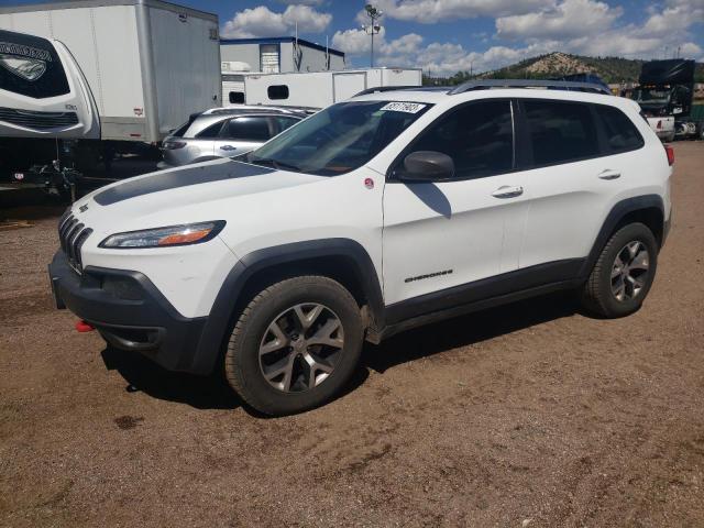 1C4PJMBS8FW510197 - 2015 JEEP CHEROKEE TRAILHAWK WHITE photo 1