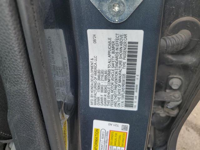 19XFL2H51RE041335 - 2024 HONDA CIVIC LX Boz foto 12