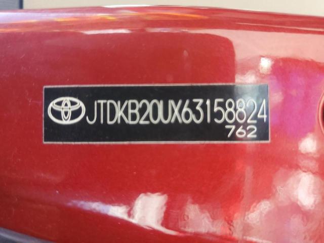 JTDKB20UX63158824 - 2006 TOYOTA PRIUS RED photo 13