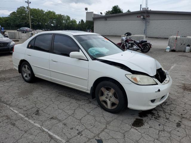 2HGES26704H593863 - 2004 HONDA CIVIC EX WHITE photo 4