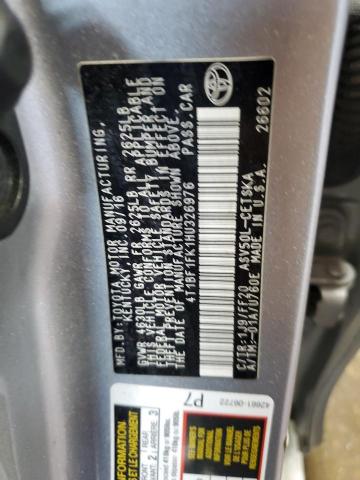 4T1BF1FK1HU326976 - 2017 TOYOTA CAMRY LE SILVER photo 12