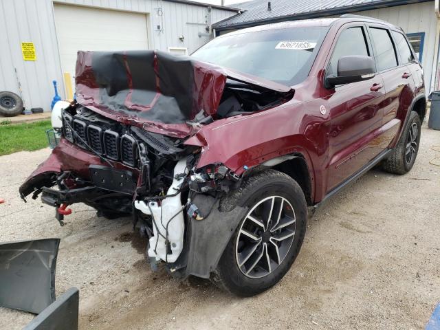 1C4RJFLG9LC264353 - 2020 JEEP GRAND CHER TRAILHAWK MAROON photo 1