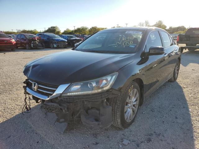 1HGCR2F79DA251278 - 2013 HONDA ACCORD EX BLACK photo 2