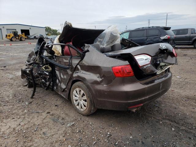 3VW2K7AJ6EM406160 - 2014 VOLKSWAGEN JETTA BASE Qəhvəyi foto 3