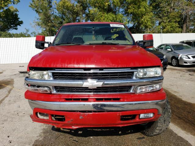 1GCGK13U21F204715 - 2001 CHEVROLET SILVERADO K1500 HEAVY DUTY RED photo 5