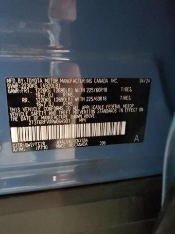 2T3T6RFVXRW064901 - 2024 TOYOTA RAV4 SE 蓝色 照片 13