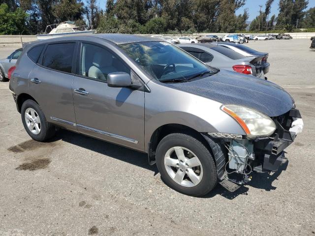 JN8AS5MV8DW607241 - 2013 NISSAN ROGUE S GRAY photo 4