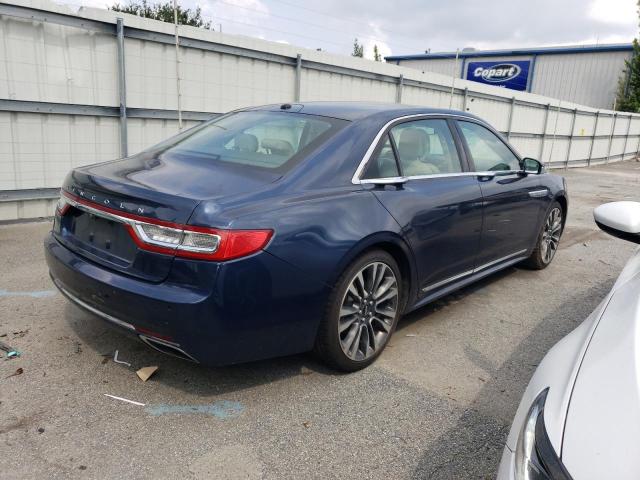 1LN6L9SK5H5612600 - 2017 LINCOLN CONTINENTA SELECT BLUE photo 3