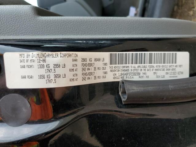 1J8HG48P37C592390 - 2007 JEEP COMMANDER 黑色 照片 14