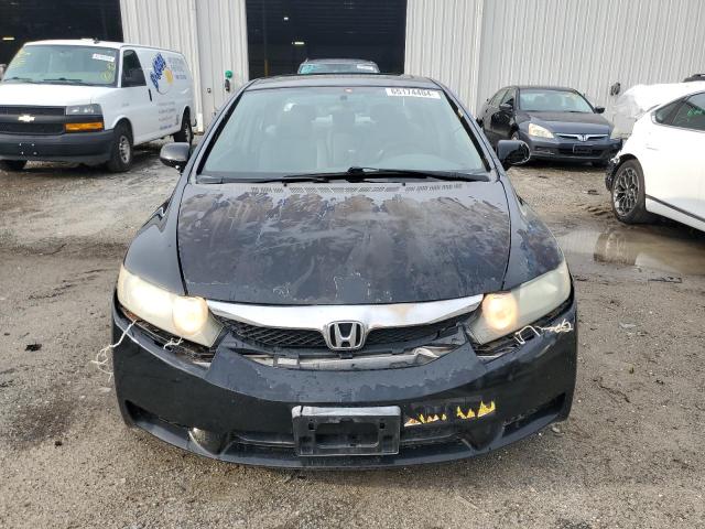 1HGFA16859L017755 - 2009 HONDA CIVIC EX BLACK photo 5