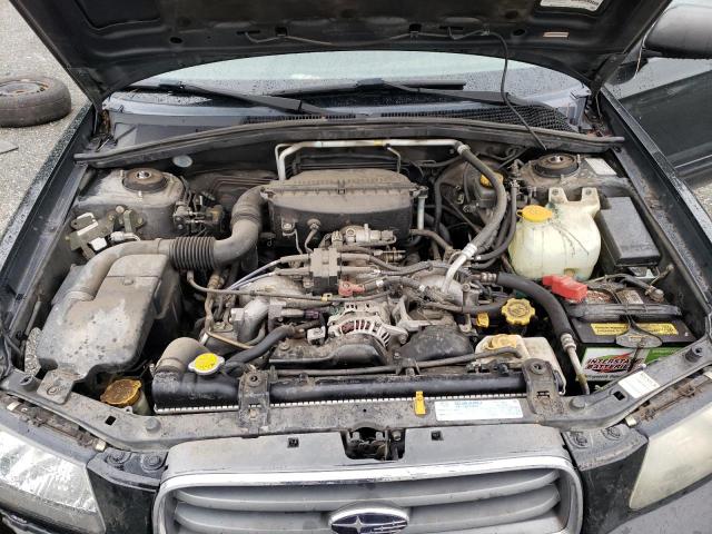 JF1SG65623H745266 - 2003 SUBARU FORESTER 2.5XS შავი ფოტო 12
