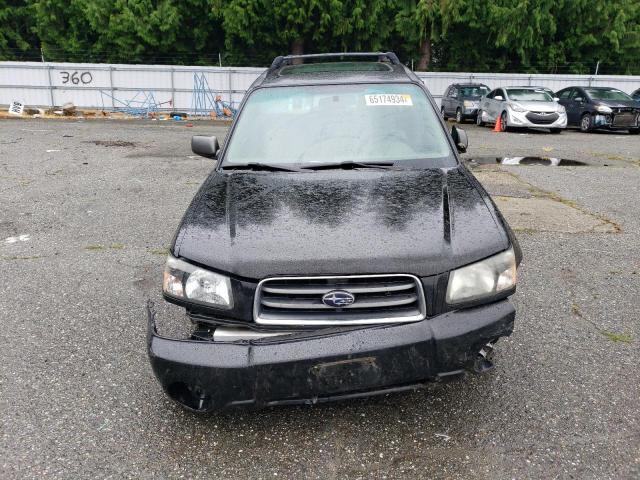 JF1SG65623H745266 - 2003 SUBARU FORESTER 2.5XS შავი ფოტო 5