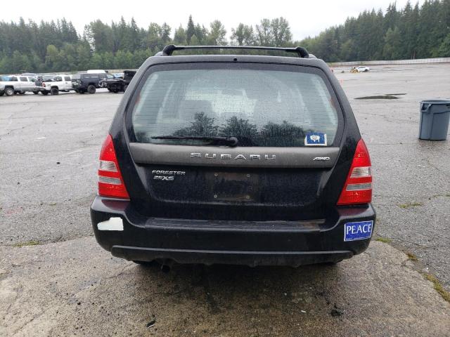 JF1SG65623H745266 - 2003 SUBARU FORESTER 2.5XS შავი ფოტო 6