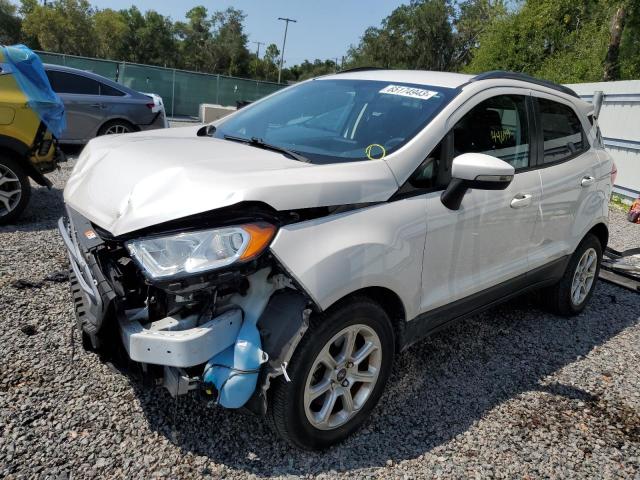 MAJ3S2GE1LC342554 - 2020 FORD ECOSPORT SE WHITE photo 1