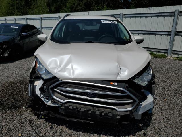 MAJ3S2GE1LC342554 - 2020 FORD ECOSPORT SE WHITE photo 5