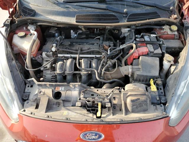 3FADP4BJ9JM104355 - 2018 FORD FIESTA SE ORANGE photo 11